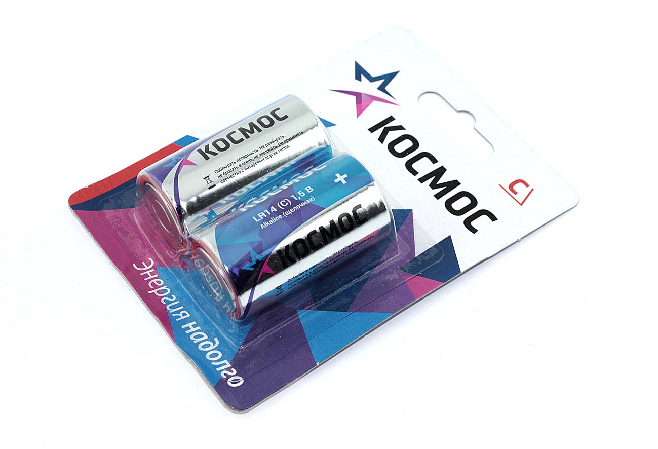 

Батарейка Космос LR14 2 шт.