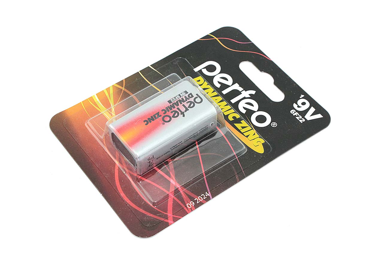Батарейка крона Perfeo Dynamic Zinc 6F22, 1 шт батарейки perfeo dynamic zinc aa lr6 60 шт 30x2 шт