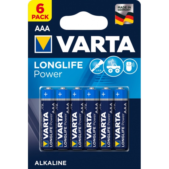 Батарейка VARTA LongLife Power AAA6 6шт. в блистере