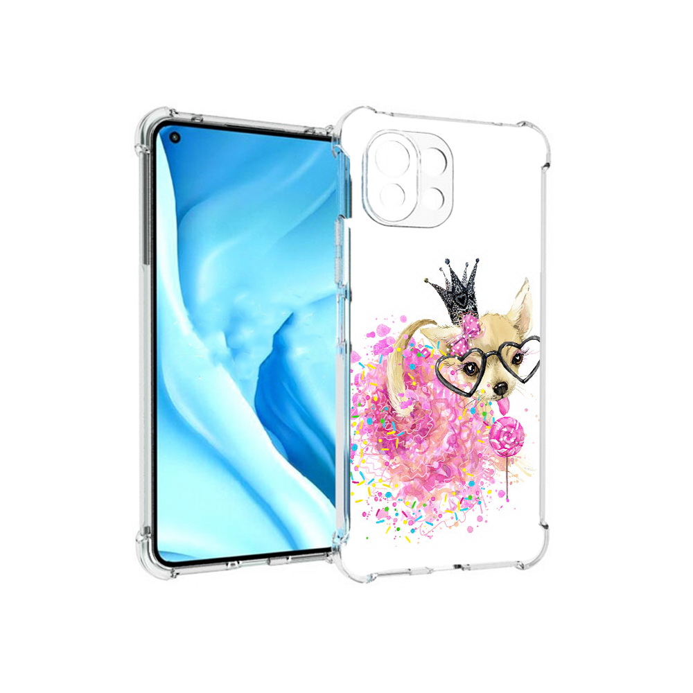 

Чехол MyPads Tocco для Xiaomi Mi 11 Lite сладкая принцесса (PT159462.256.606), Прозрачный, Tocco