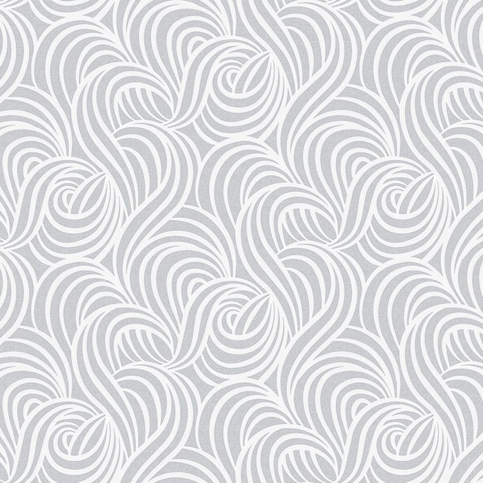 фото Бумажные обои флора-2 309-017, 0,53х10,05м, ярко-серый nobrand