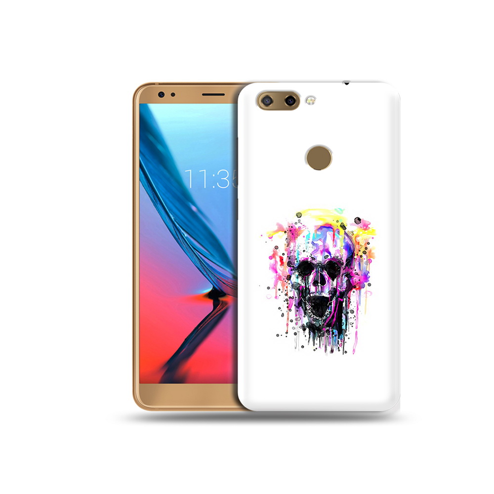 Чехол MyPads Tocco для ZTE Blade V9 граффити череп (PT106427.464.298)