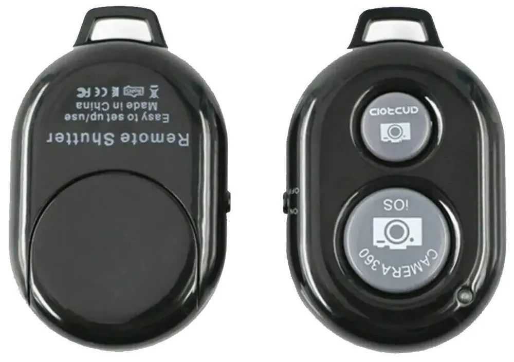 

Пульт кнопка для смартфона для селфи и монопода Bluetooth 4 шт, Черный