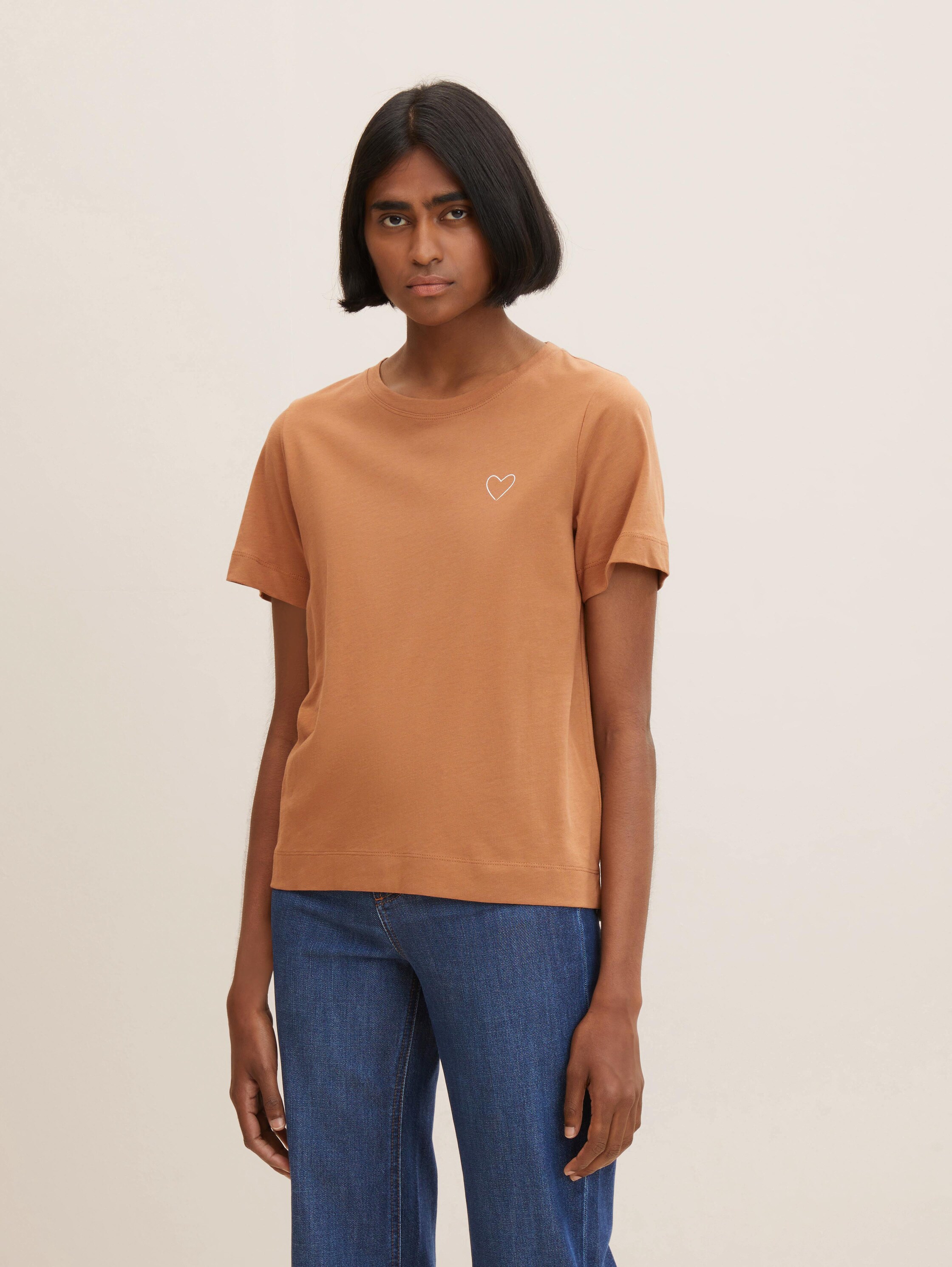 

Футболка женская TOM TAILOR 1034508 коричневая XS, 1034508