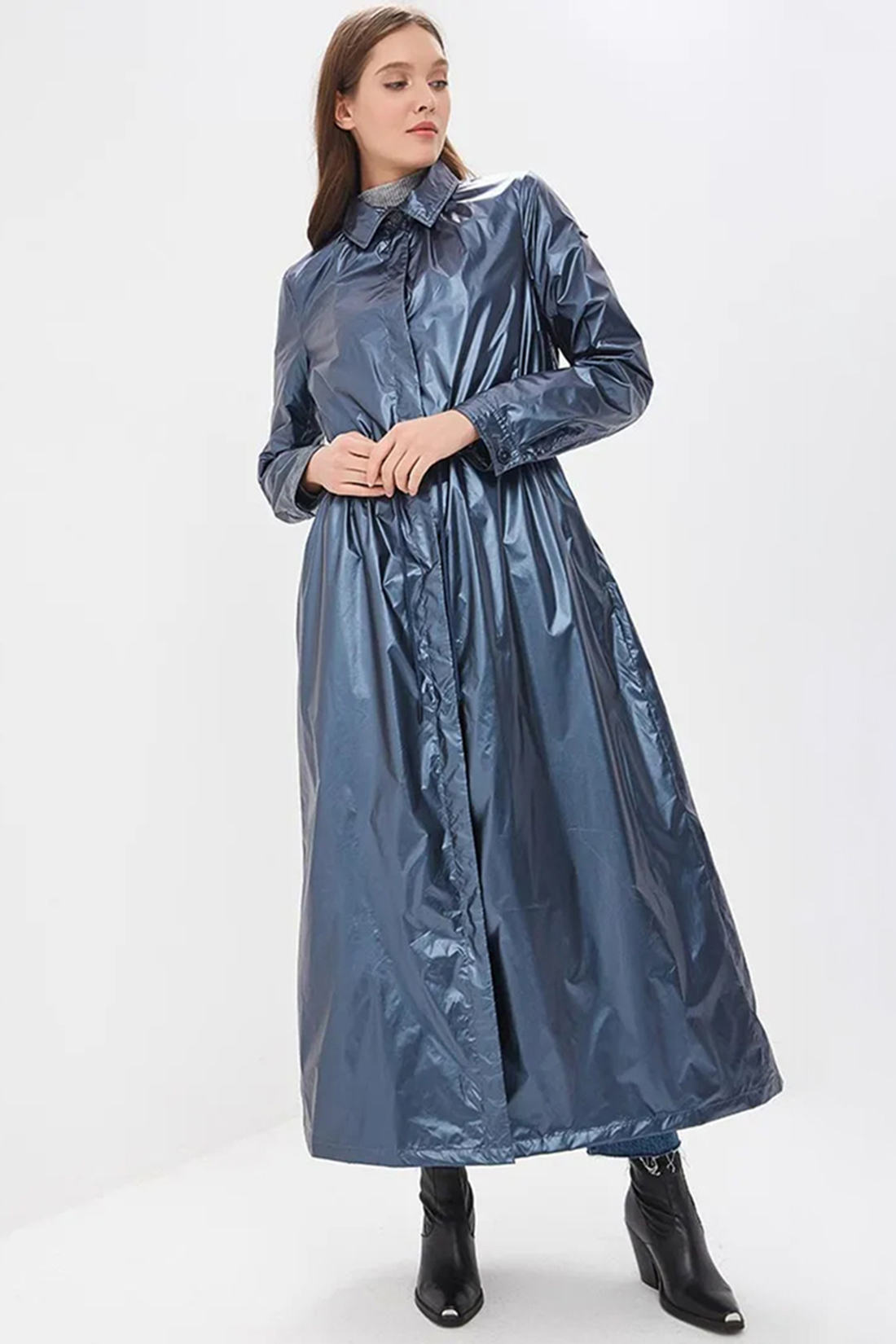 

Плащ женский Baon B089023 синий XL, B089023