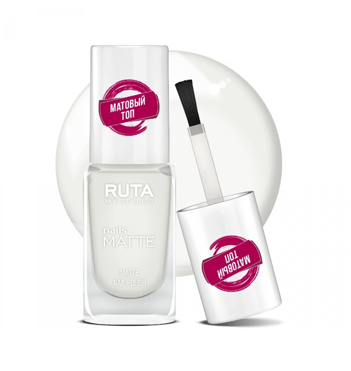 Матовое покрытие для ногтей RUTA Nails matte, 9 мл