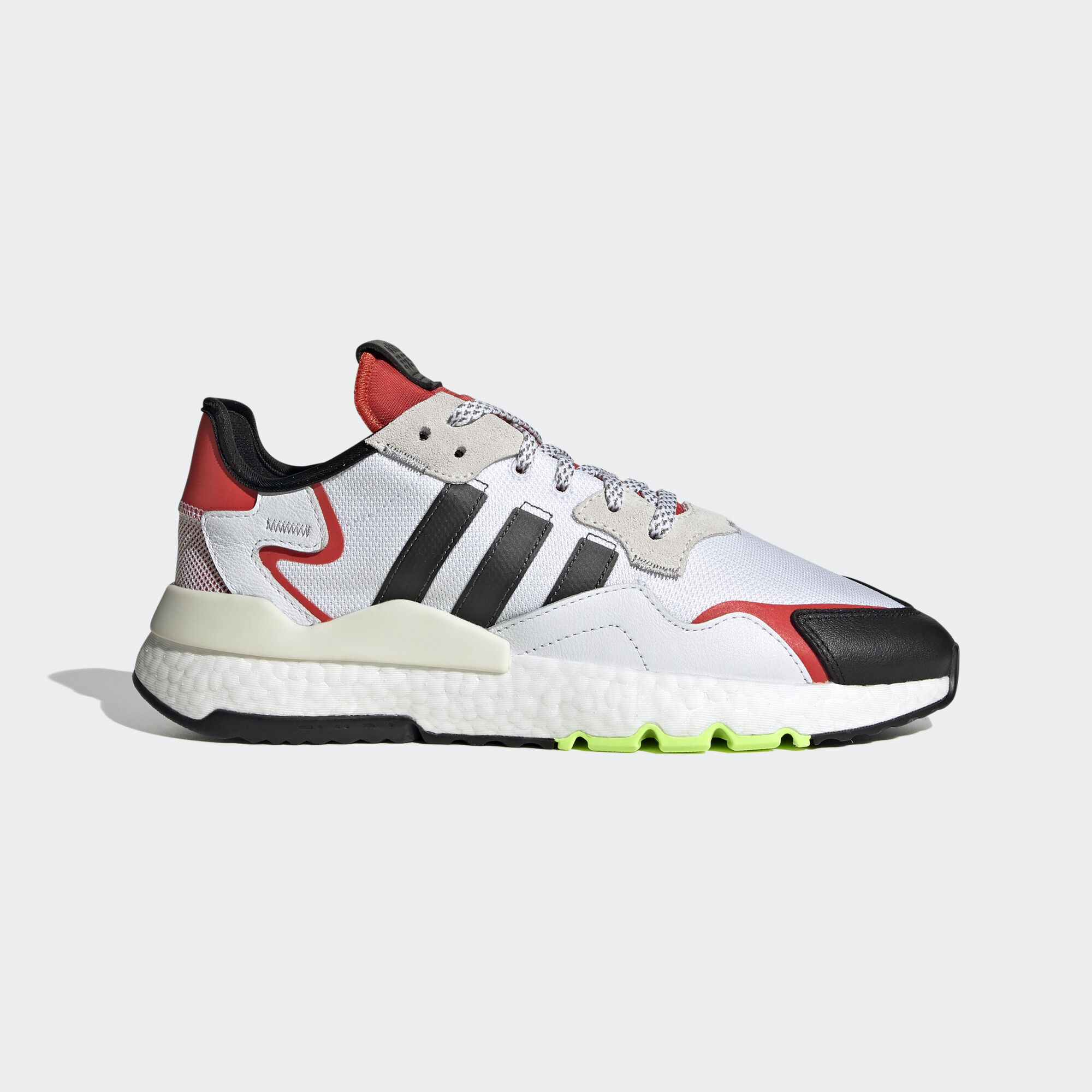 фото Кроссовки мужские adidas nite jogger белые 10 uk