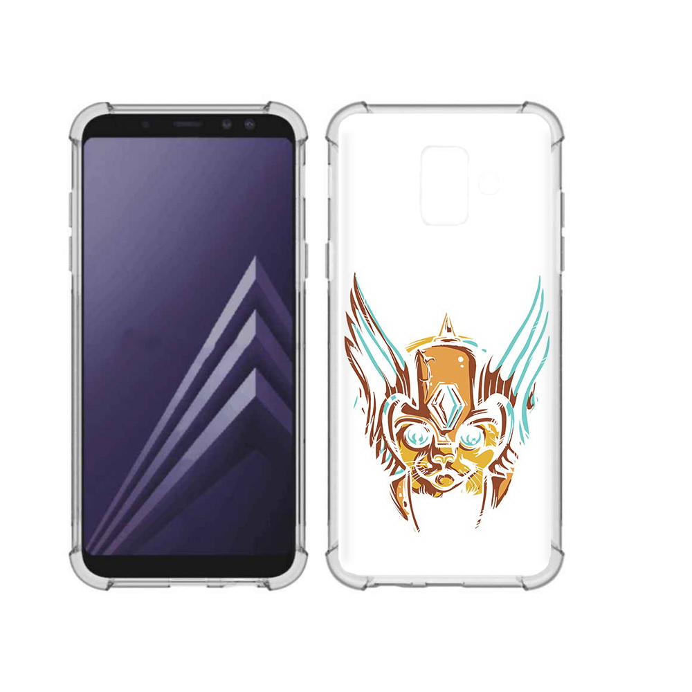 

Чехол MyPads Tocco для Samsung Galaxy A6 (2018) тор абстракция (PT111558.582.644), Прозрачный, Tocco