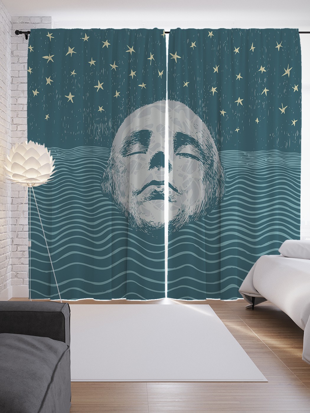 

Шторы JoyArty с фотопечатью "Свободное мышление" из сатена, 290х265 см, Свободное мышление