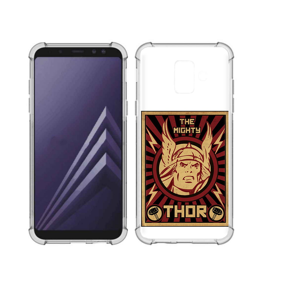 

Чехол MyPads Tocco для Samsung Galaxy A6 (2018) тор лицо (PT111558.582.646), Прозрачный, Tocco