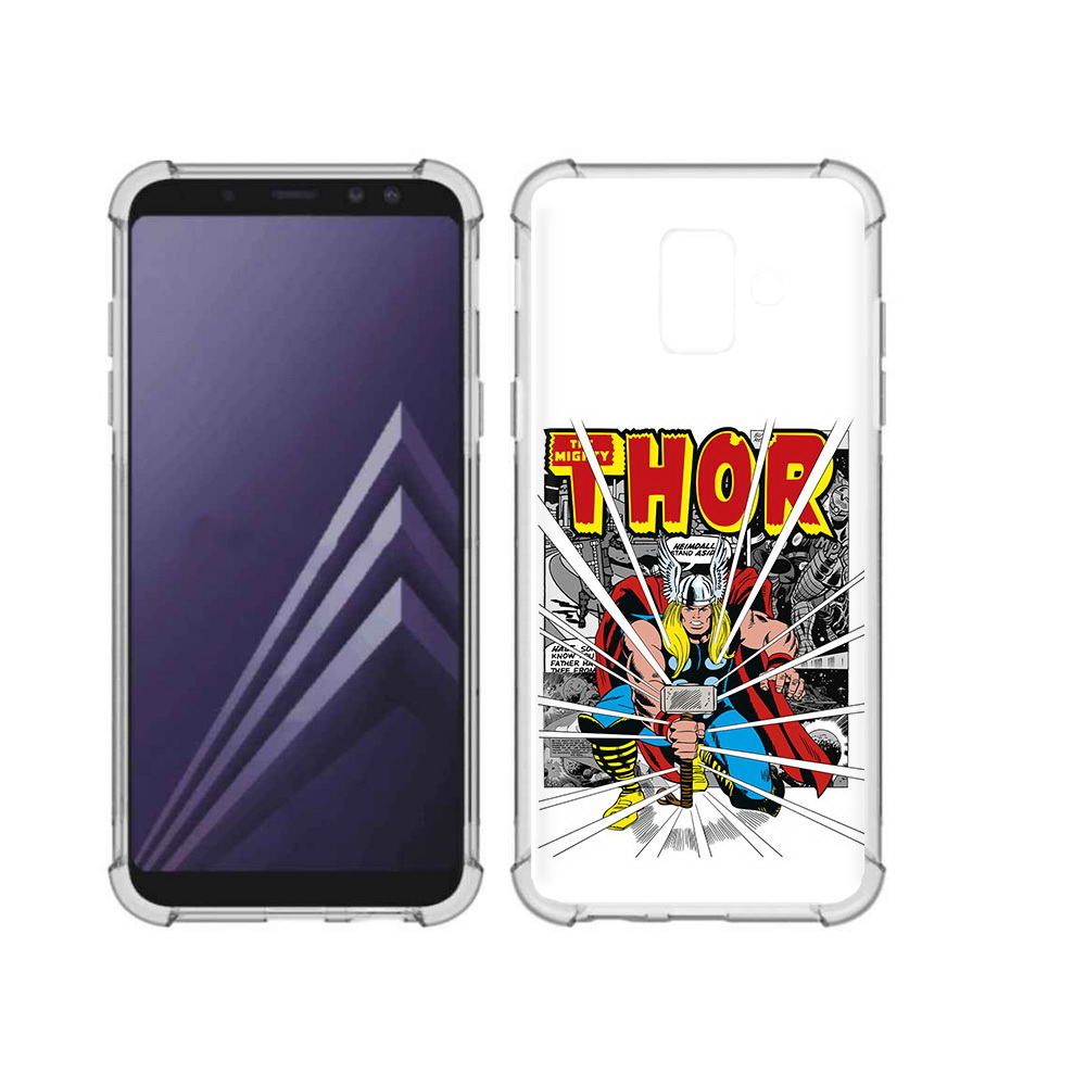 Чехол MyPads Tocco для Samsung Galaxy A6 (2018) тор рисунок (PT111558.582.647)