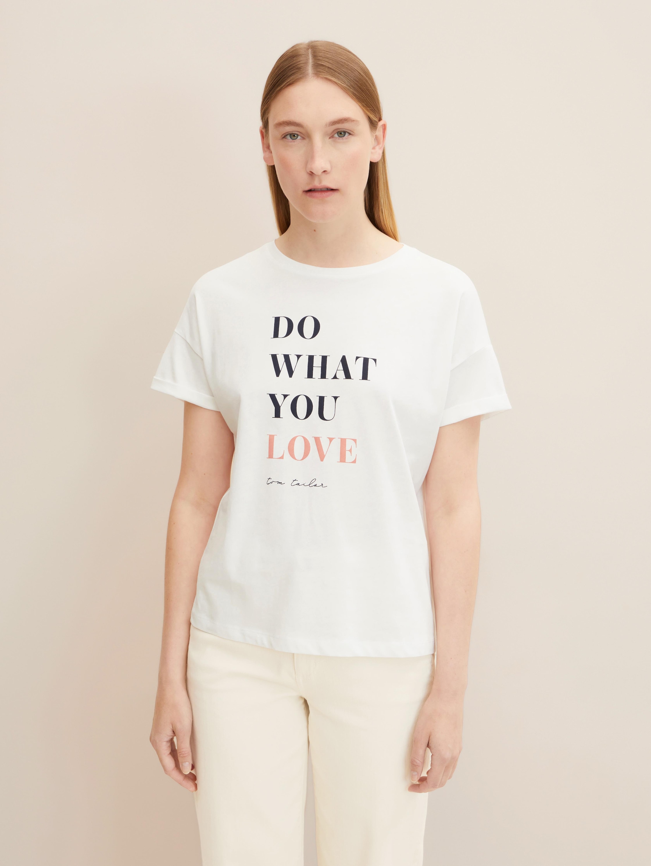 

Футболка женская TOM TAILOR 1034509 белая XS, 1034509