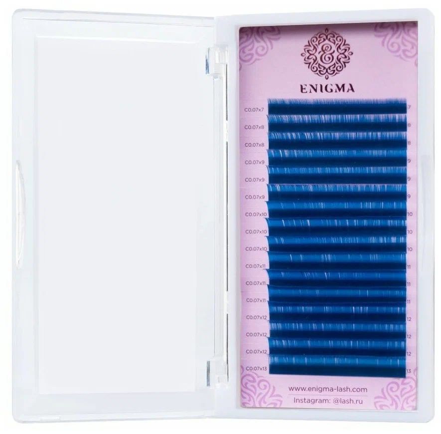 

Ресницы Enigma синие D 0.07 8-13 мм 16 линий, Синий, LL524304