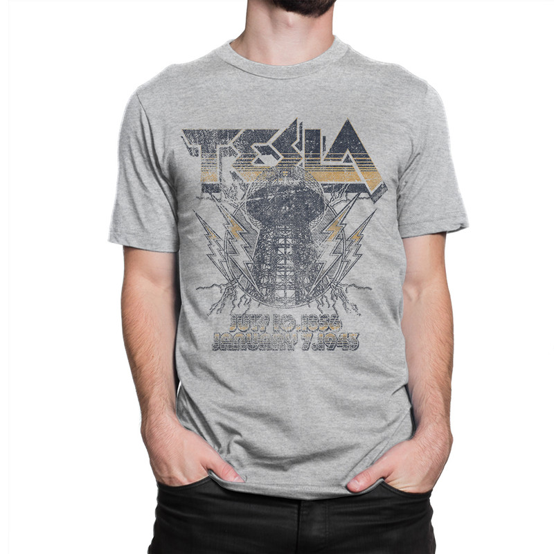 

Футболка мужская Dream Shirts Никола Тесла Винтаж серая M, Серый, Никола Тесла "Винтаж"