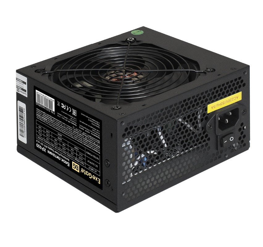 

Блок питания ExeGate 400W EX219459RUS-PC, Черный