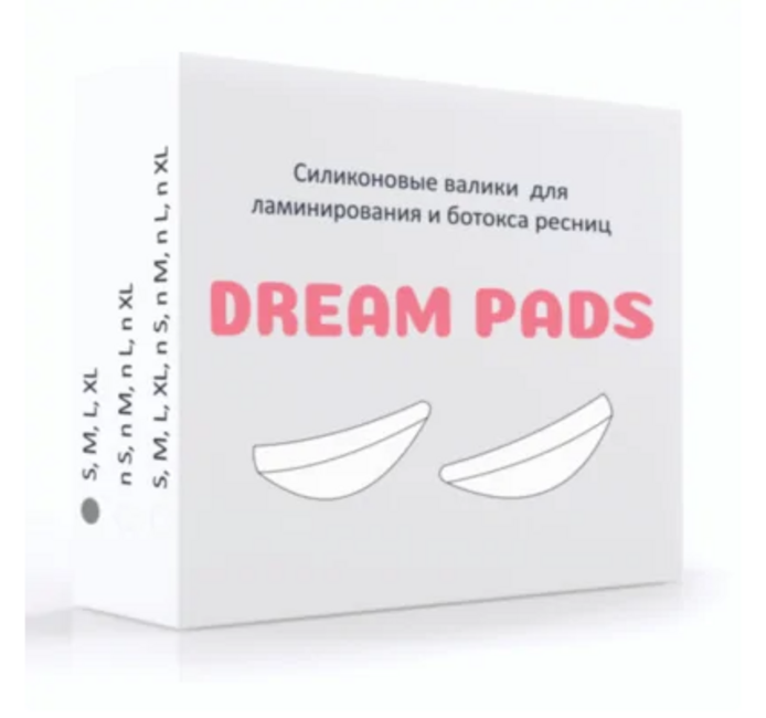Силиконовые валики для ламинирования ресниц Ellami Dream pads XL силиконовые валики для ламинирования ресниц ellami dream pads xl