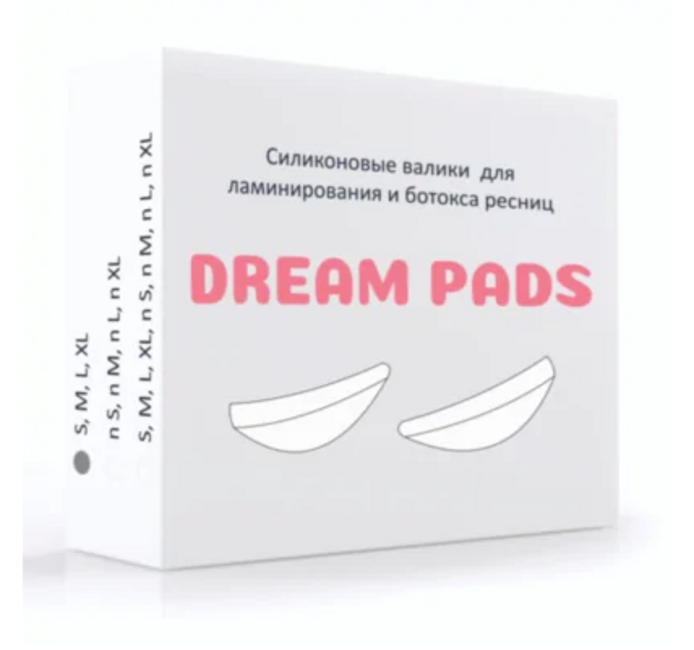 Силиконовые валики для ламинирования ресниц Ellami Dream pads XL силиконовые валики для ламинирования ресниц ellami dream pads m