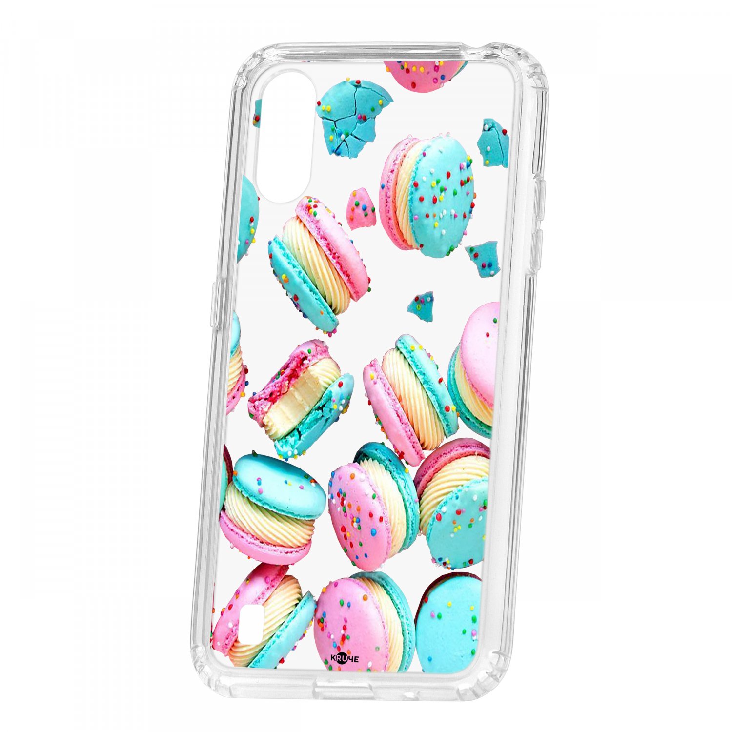 фото Чехол kruche для samsung galaxy a01/a015 print макарон кruче