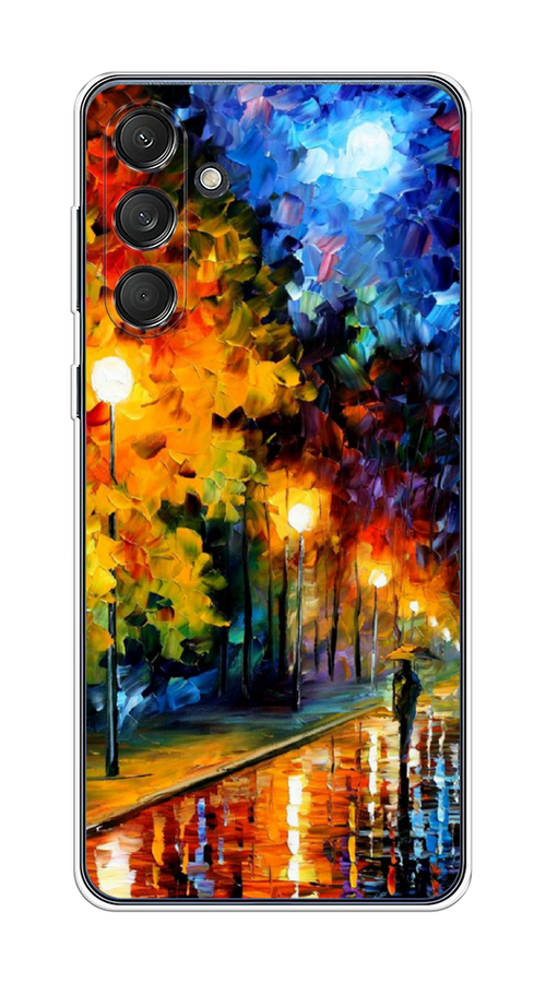 

Чехол на Samsung Galaxy M55 "Безлюдная улочка", Оранжевый;желтый;синий, 2109650-1
