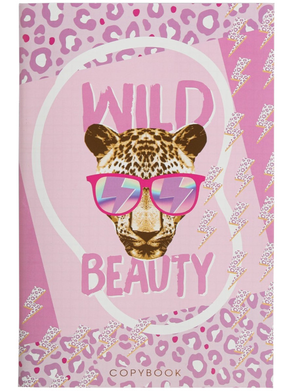 

Тетрадь общая в клетку Calligrata Wild Beauty 4947014, 32 л., 1 шт., Wild Beauty