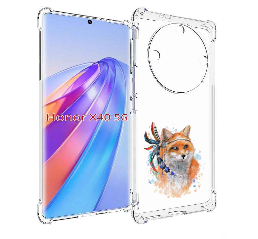 

Чехол MyPads инду лиса для Honor X40, Прозрачный, Tocco