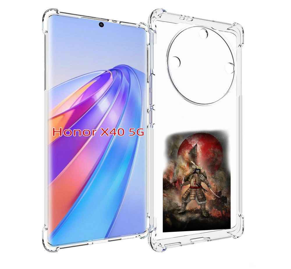 

Чехол MyPads китайскийвоин для Honor X40, Прозрачный, Tocco