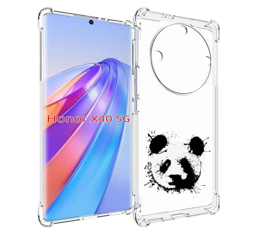 

Чехол MyPads клякса-панда для Honor X40, Прозрачный, Tocco