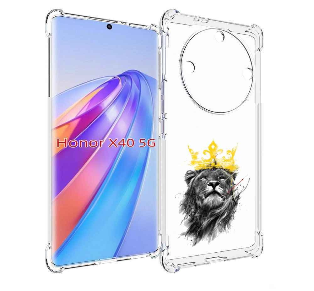 

Чехол MyPads король-лев для Honor X40, Прозрачный, Tocco