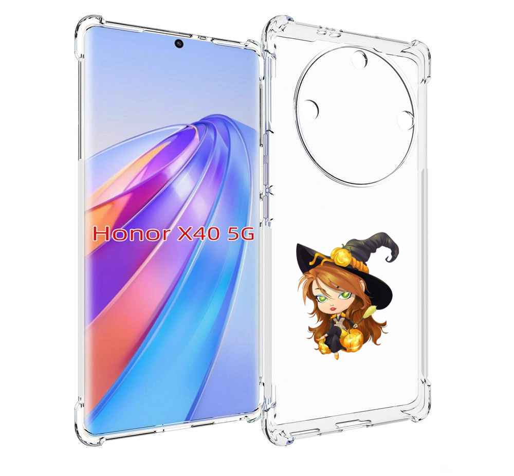

Чехол MyPads Ведьмочка для Honor X40, Прозрачный, Tocco