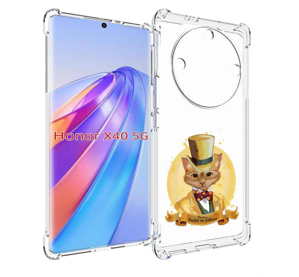 

Чехол MyPads кот юрист для Honor X40, Прозрачный, Tocco