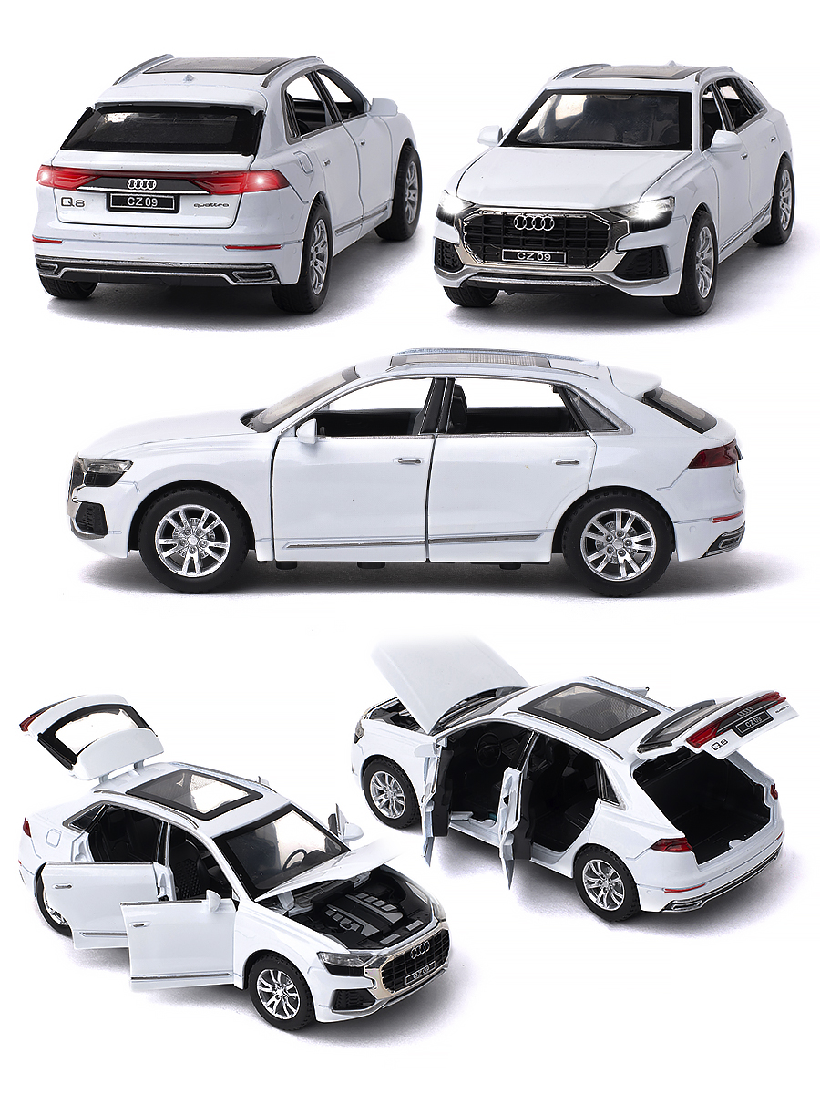 

Машинка Audi Q8 CheZhi 1:32 CZ14w, Белый