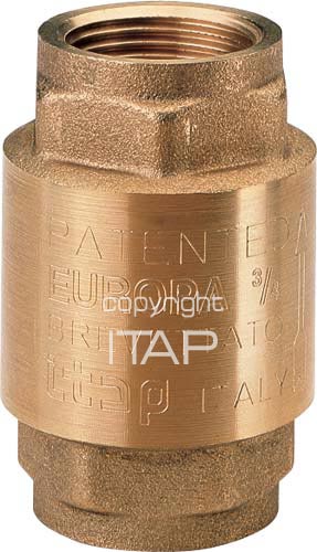Клапан обратный латунь ITAP Europa ART 100 2