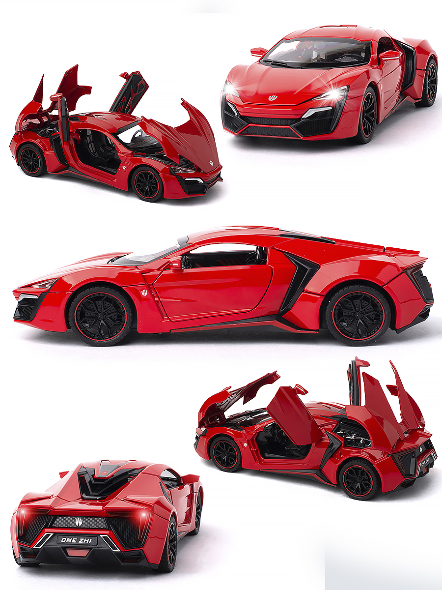 

Машинка Lykan HyperSport CheZhi 1:24 CZ32r, Красный
