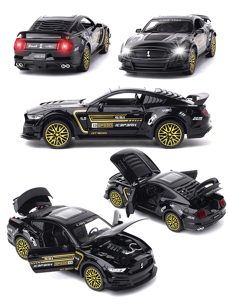 

Машинка Ford Mustang CheZhi 1:32 черный