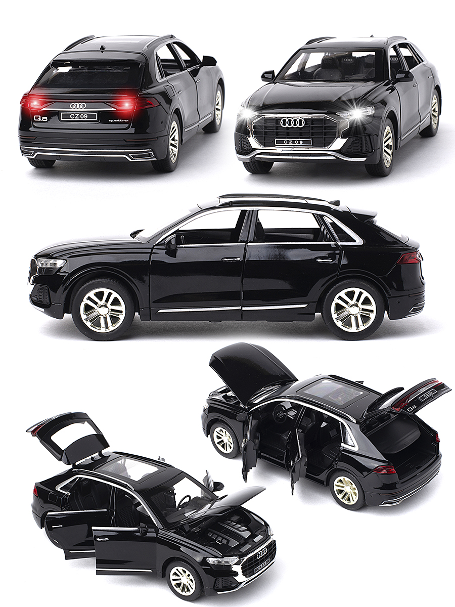 

Машинка Audi Q8 CheZhi 1:24 CZ114blk, Черный