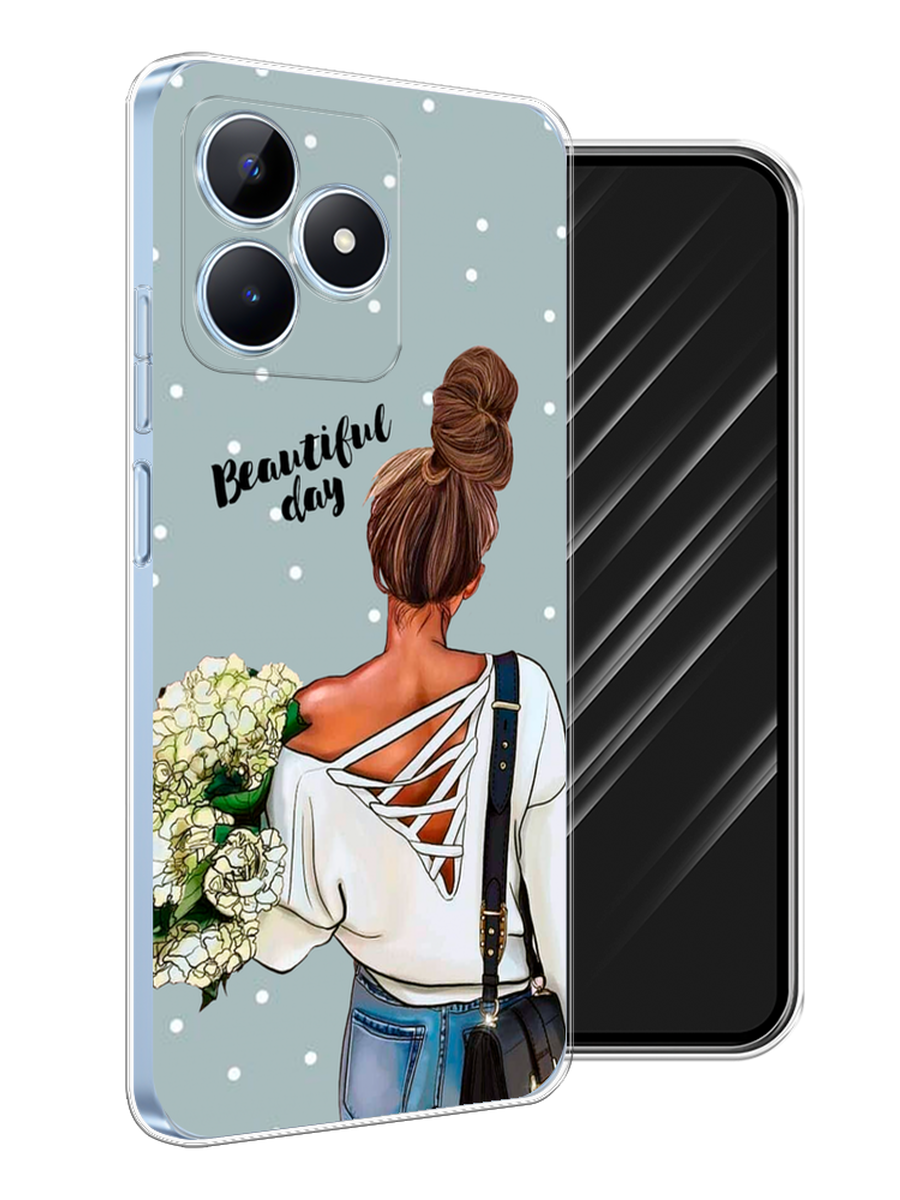 

Чехол Awog на Realme C60 "Beautiful day", Голубой;коричневый;бежевый, 2516550-1