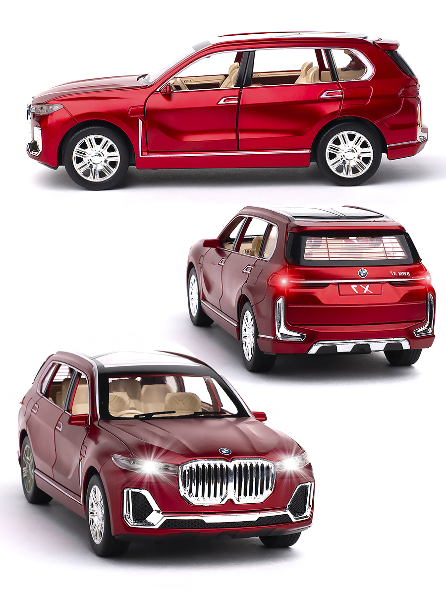 Машинка BMW X7 CheZhi 1:24 CZ115 красный