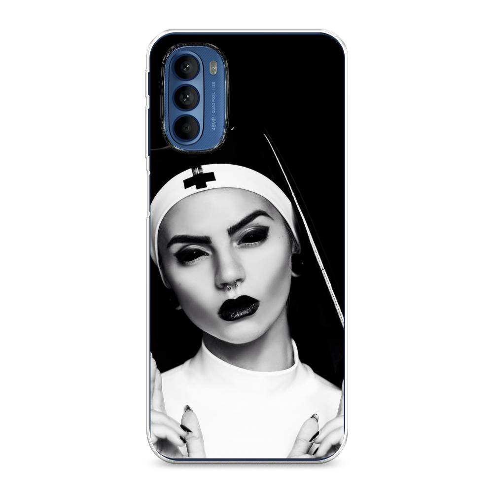 

Чехол Awog на Motorola Moto G31/G41 "Черная монашка", Разноцветный, 242550-9