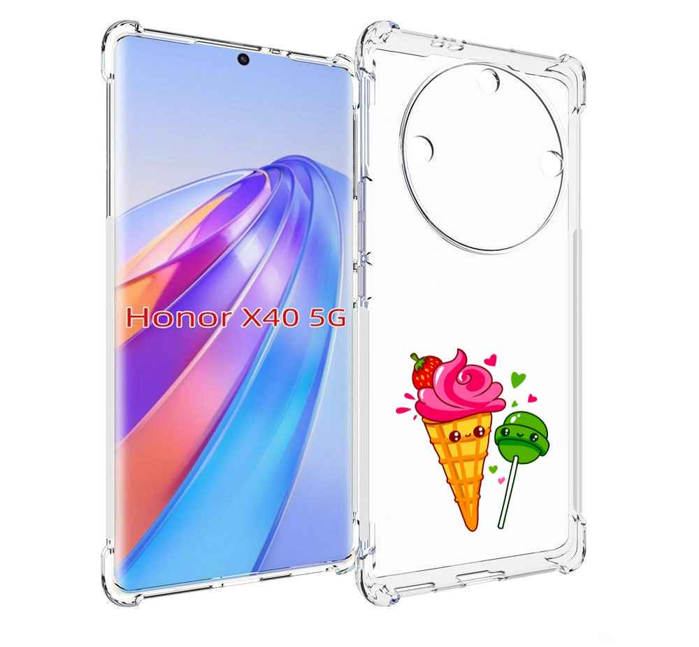 

Чехол MyPads Вкусняшки для Honor X40, Прозрачный, Tocco
