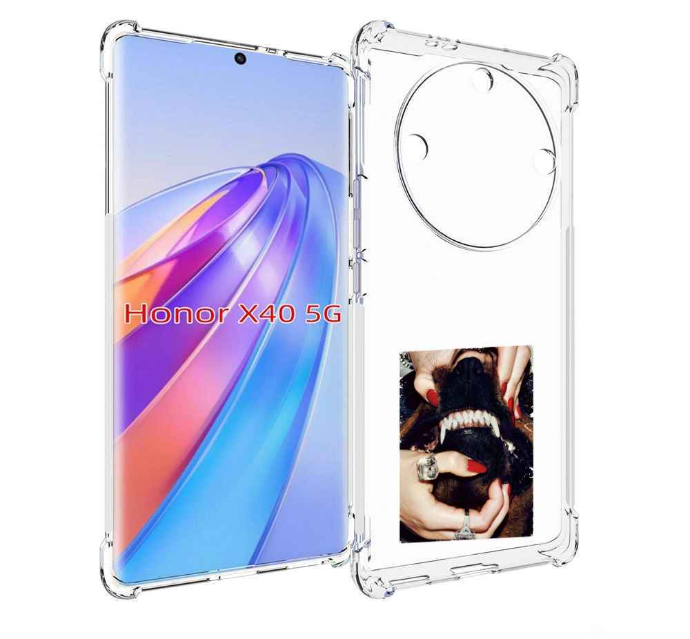 

Чехол MyPads маникюр для Honor X40, Прозрачный, Tocco