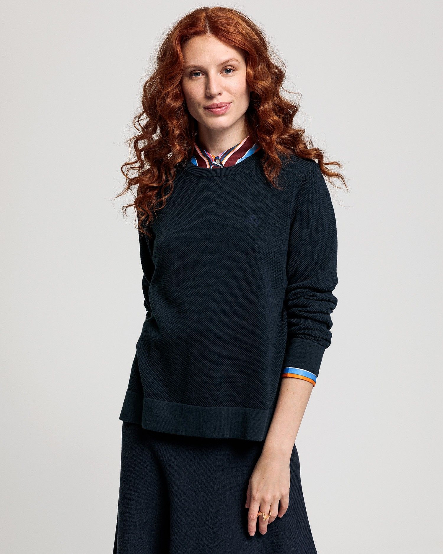 

Джемпер женский GANT 4800504 синий 2XL, 4800504