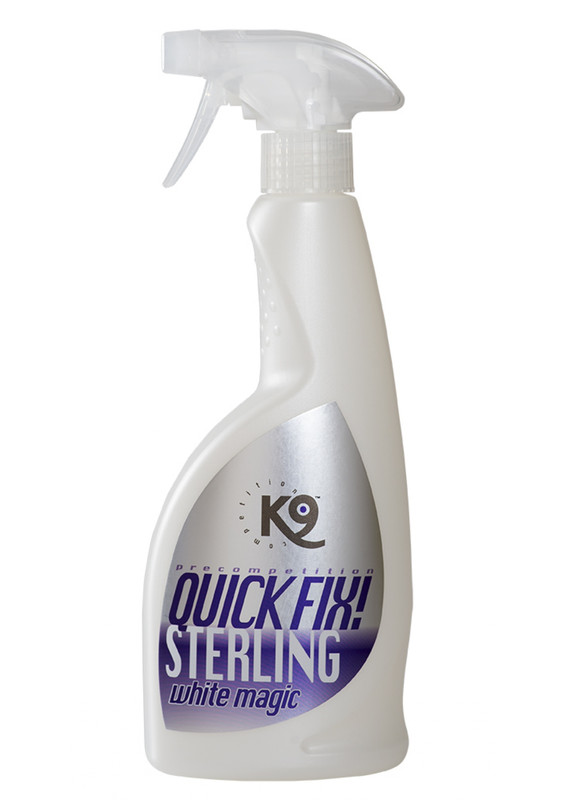 Шампунь для лошадей без смывания для белой шерсти Quick Fix Sterling whate magic K9