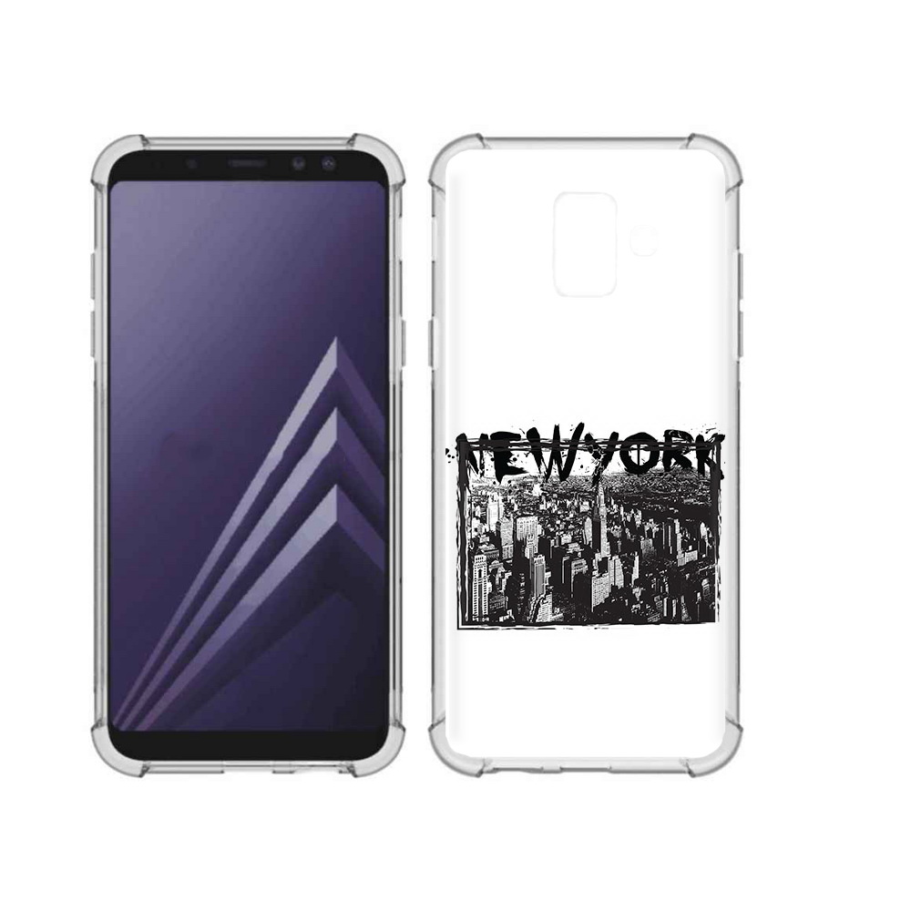 

Чехол MyPads Tocco для Samsung Galaxy A6 (2018) че (PT111558.582.671), Прозрачный, Tocco