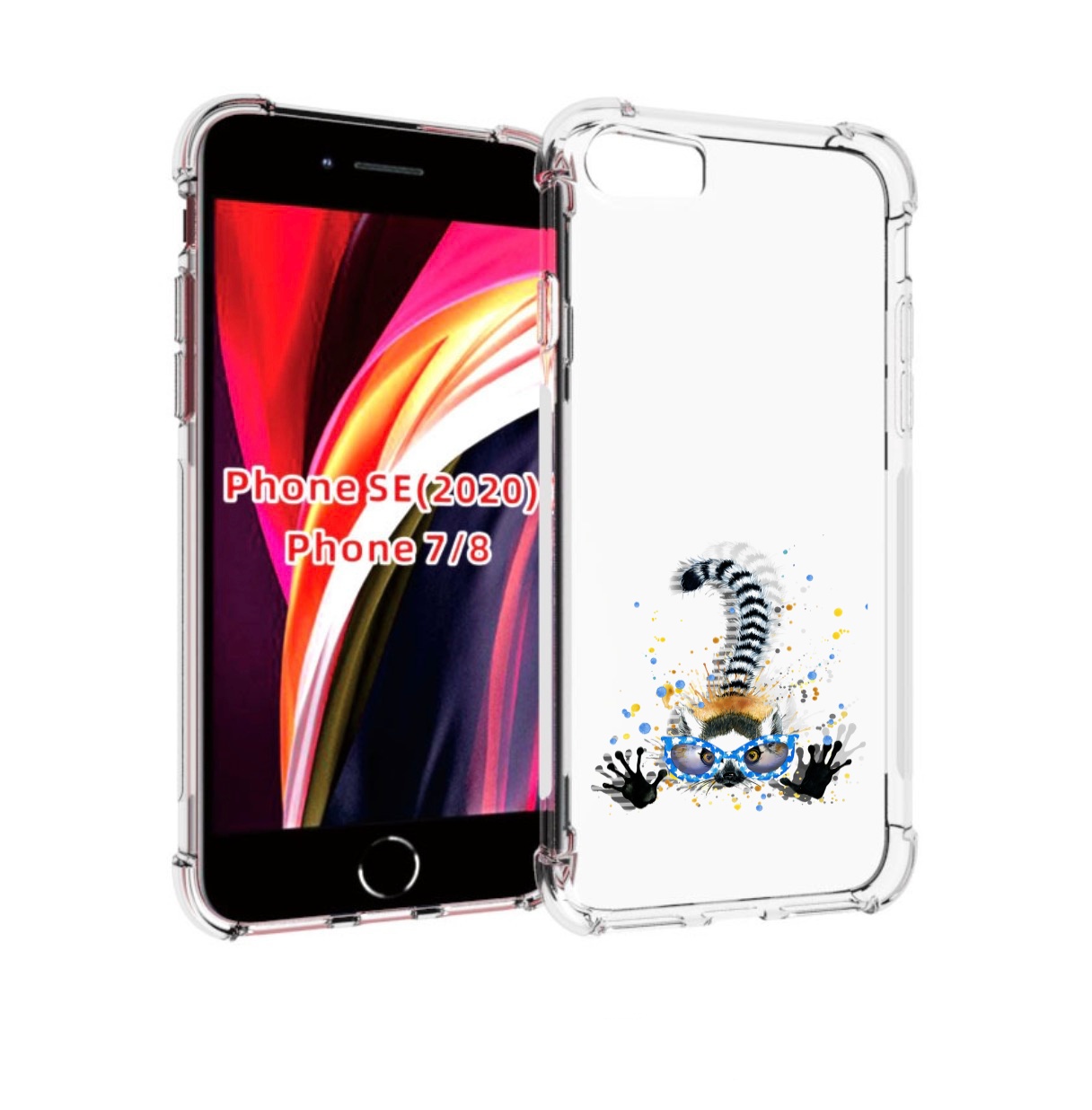 

Чехол MyPads лямур для iPhone 7 4.7 / iPhone 8 / iPhone SE 2 (2020), Прозрачный, Tocco
