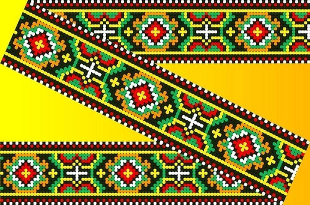 

Рисунок на ткани «Декор 7»