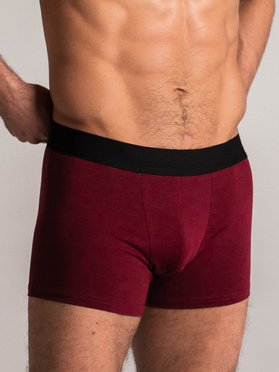 

Трусы мужские Мачо boxshort04 бордовые XL, Бордовый, boxshort04