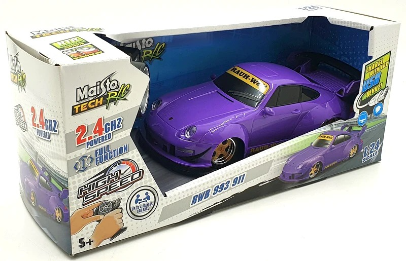 Машинка Maisto на радиоуправлении 1:24 Porsche RWB 993 911 82340