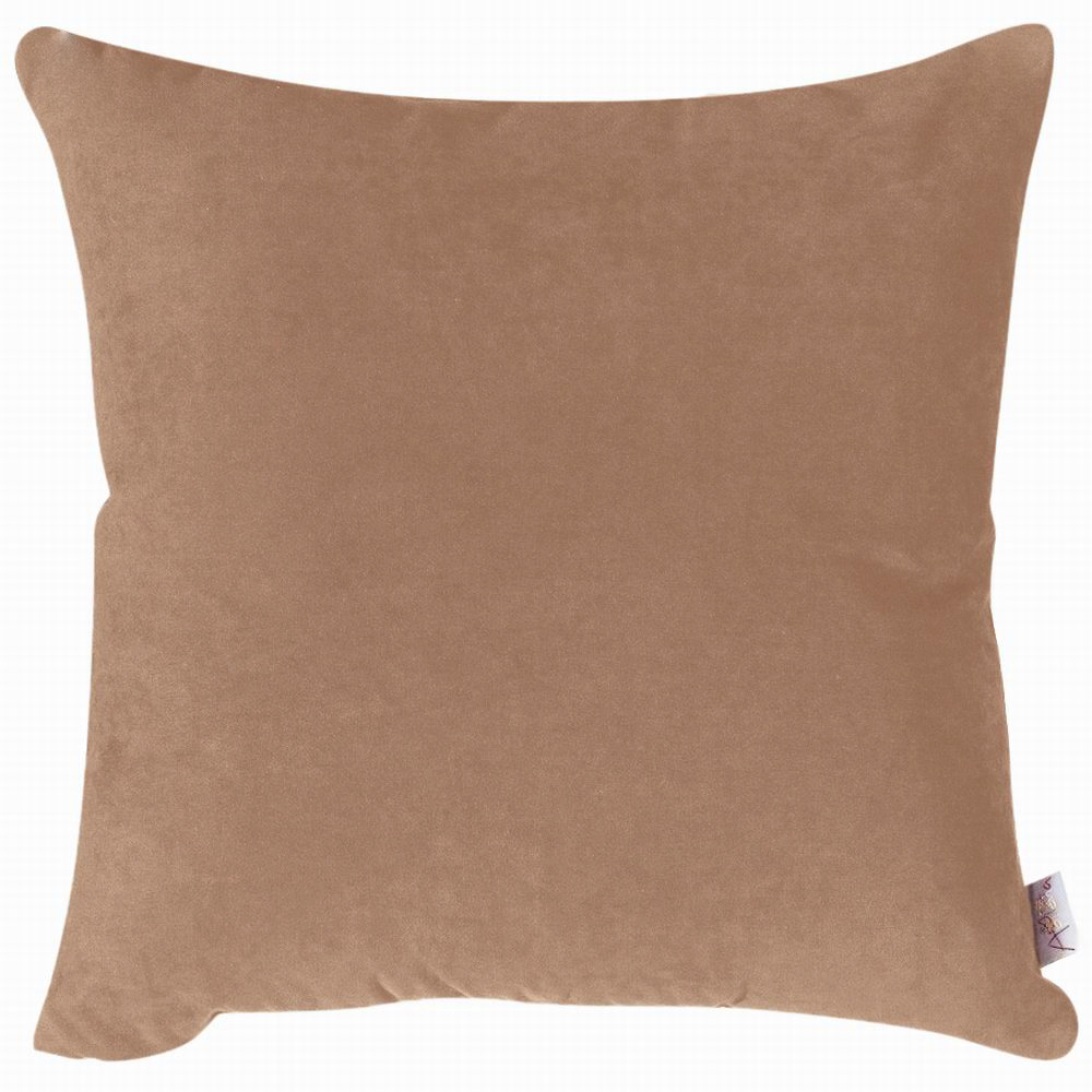 

Декоративная подушка велюр шоколад, Коричневый, Подушка велюр