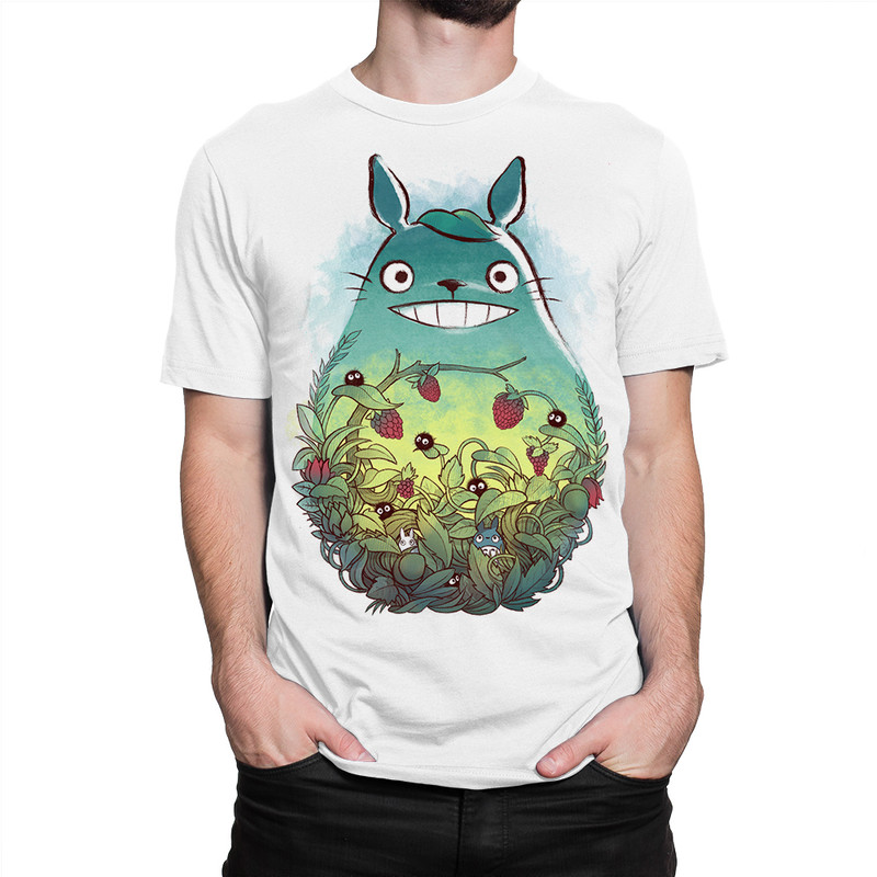 

Футболка мужская Dream Shirts Тоторо белая S, Белый, Тоторо