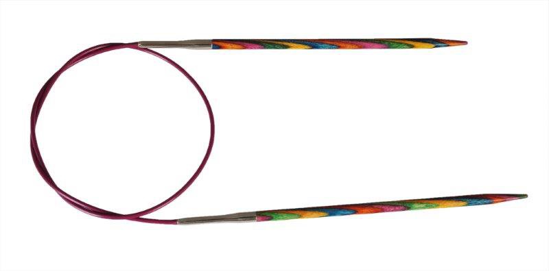 

Спицы для вязания Knit Pro круговые, деревянные Symfonie 8мм, 100см, арт.21359, Коричневый, Symfonie